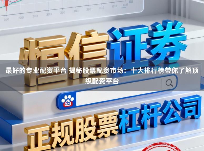 最好的专业配资平台 揭秘股票配资市场：十大排行榜带你了解顶级配资平台