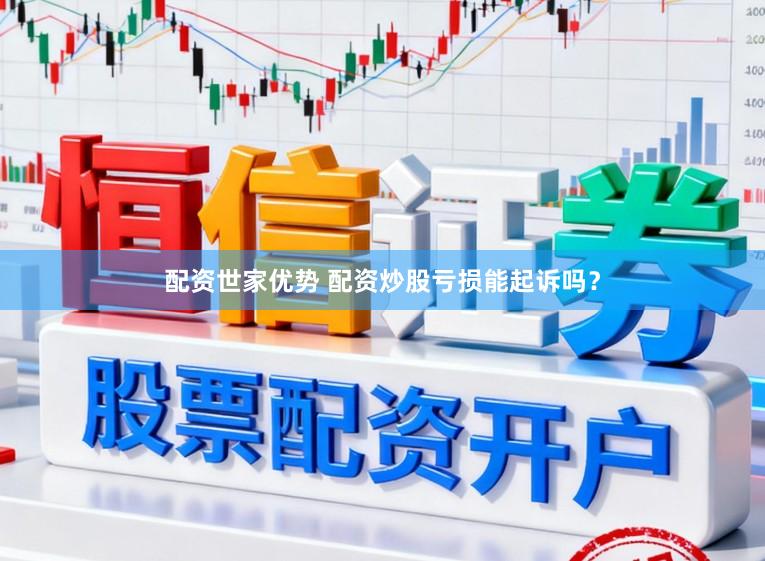 配资世家优势 配资炒股亏损能起诉吗？