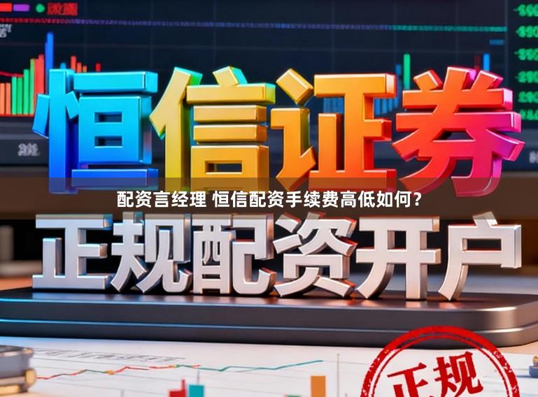 配资言经理 恒信配资手续费高低如何？