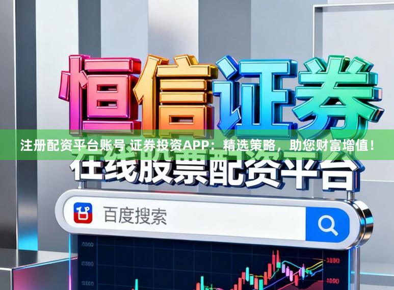注册配资平台账号 证券投资APP：精选策略，助您财富增值！